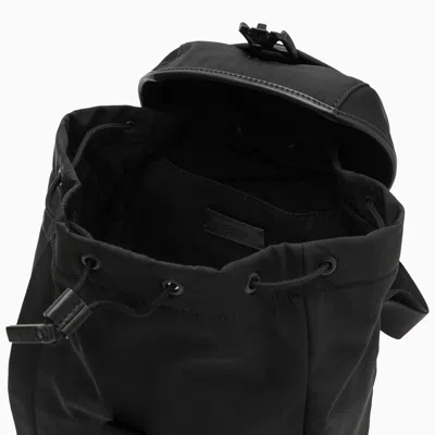 Shop Moncler Black Trick Backpack With Logo Women