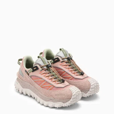 Shop Moncler Pink Sneaker Trailgrip Women