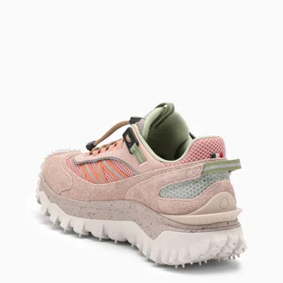 Shop Moncler Pink Sneaker Trailgrip Women