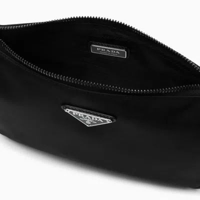 Shop Prada Black Cross-body Bag In Re-nylon And Saffiano Leather Men