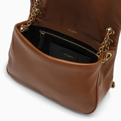 Shop Saint Laurent Jamie 4.3 Small Light Fox Coloured Leather Bag Women In Brown