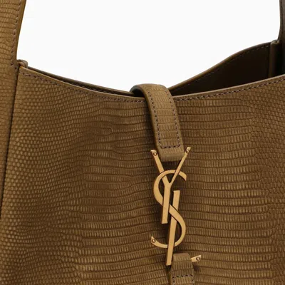 Shop Saint Laurent Le 5 A 7 Dark Pistachio Shoulder Bag Women In Green
