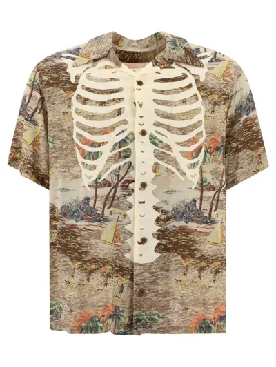 Shop Kapital "bone" Shirt