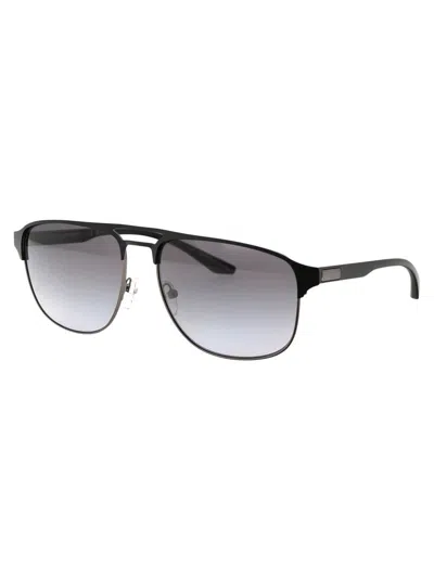 Shop Emporio Armani Sunglasses In 336511 Matte Gunmetal/black