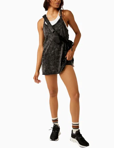 Fp Movement Hot Shot Mini Dress In Black