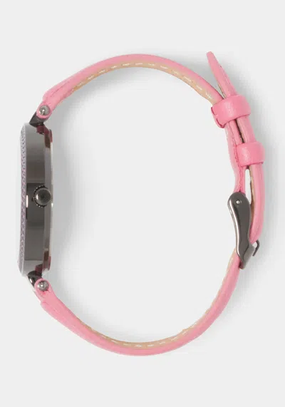 Shop Bebe Hot Pink Strap Watch With Crystal Bezel