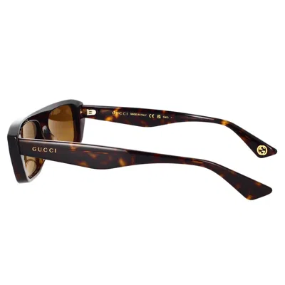 Shop Gucci Eyewear Sunglasses In Havana