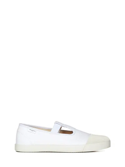 Shop Maison Margiela Mary Jane Sneakers In White