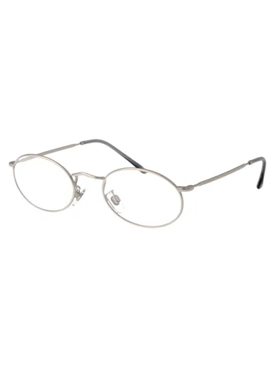 Shop Giorgio Armani Optical In 3045 Matte Silver