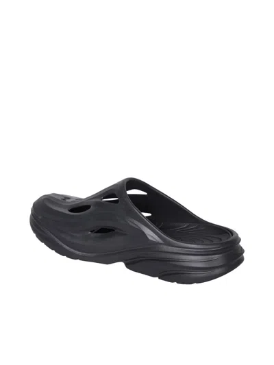 Shop Hoka Sandals In Black