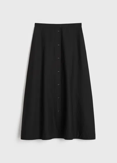 Shop Totême Jacquard Stripe Skirt Black