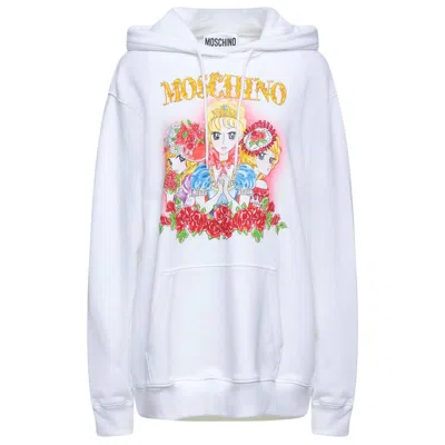 Shop Moschino Couture White Cotton Sweater