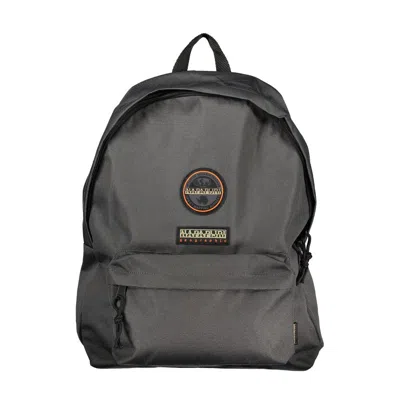Shop Napapijri Eco-conscious Gray Adjustable Backpack