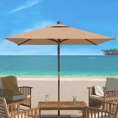 Safavieh Velop 7.5ft Wood Umbrella