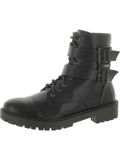 Shop Jessica Simpson Kerina Womens Faux Leather Ankle Boots In Black
