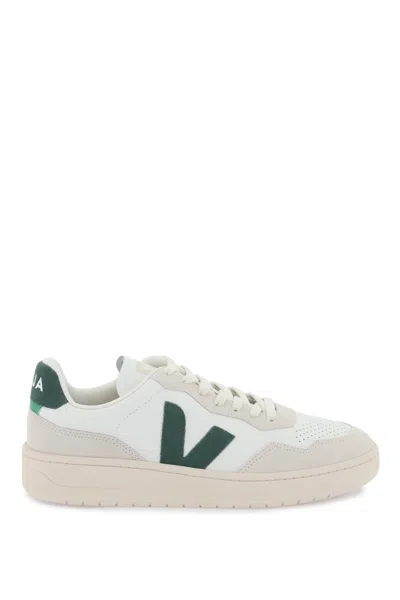 Shop Veja V-90 Sneakers In White