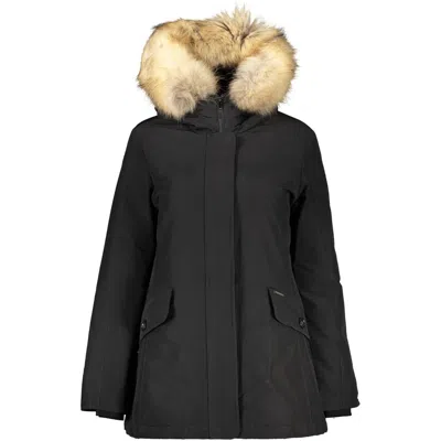 Shop Woolrich Cotton Jackets & Women's Coat In Black