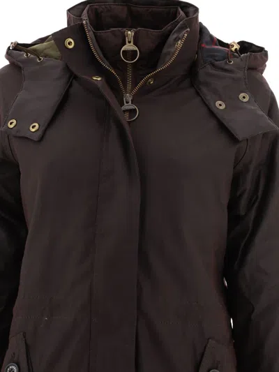Shop Barbour "cannich Wax" Parka In Brown