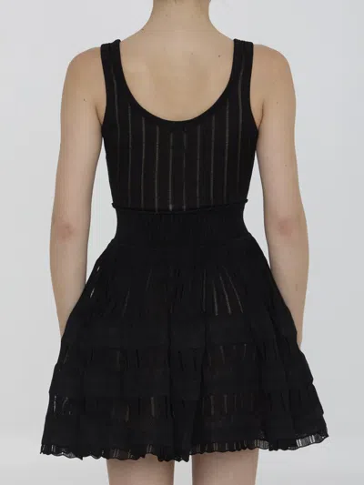 Shop Alaïa Crinoline Dress In Black