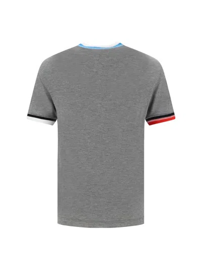Shop Ferragamo T-shirts In Grey