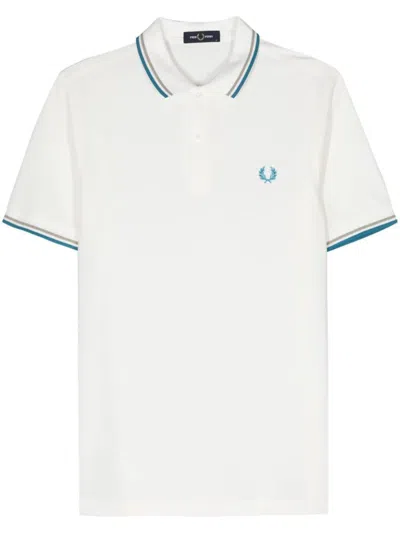 Shop Fred Perry Fp Twin Tipped Shirt Clothing In White
