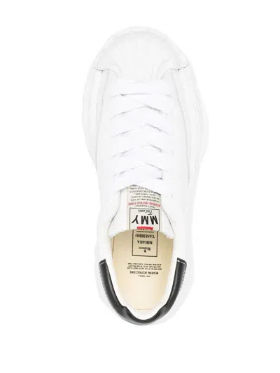 Shop Miharayasuhiro Maison Mihara Yasuhiro Blakey Low Sneakers Shoes In White