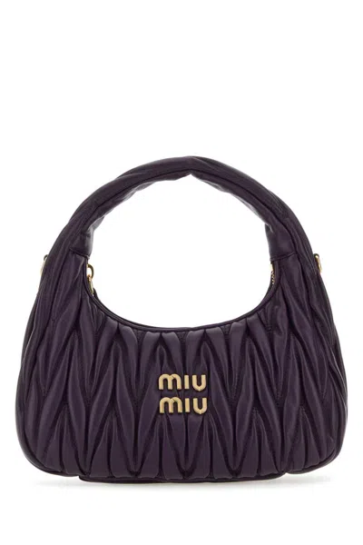 Shop Miu Miu Handbags. In Purple