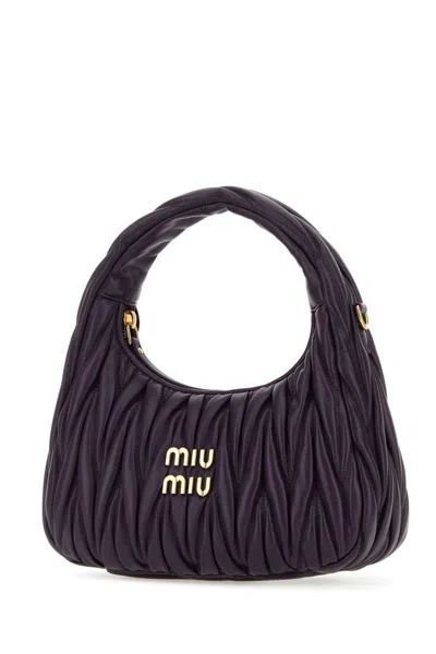Shop Miu Miu Handbags. In Purple