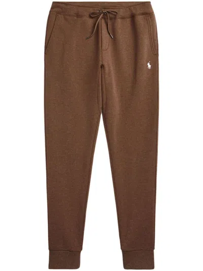 Shop Polo Ralph Lauren Double-knit Jogger Pant Clothing In Brown