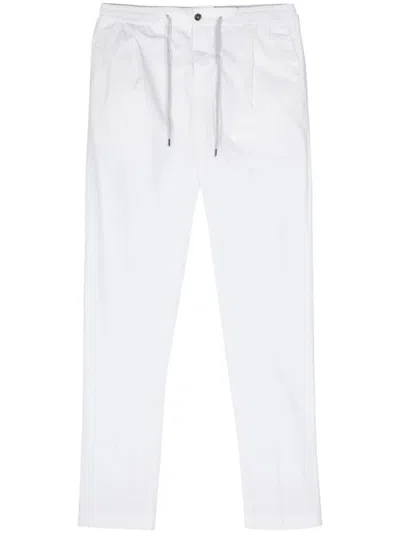 Shop Pt01 Double Dye Stretch Light Poplin Soft Jogging One Pleats Pants Clothing In White