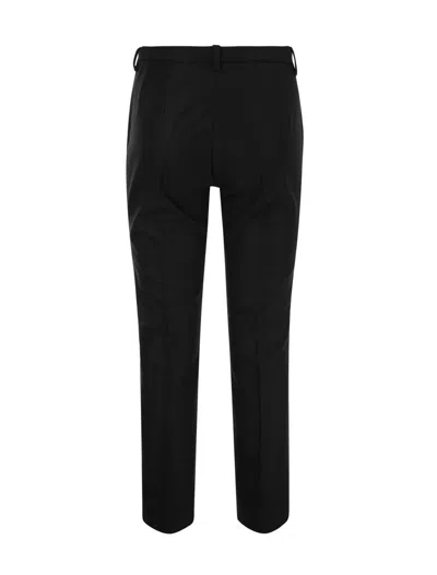 S Max Mara Conico High Waist Straight Leg Trousers In Black