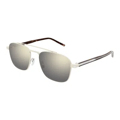 Saint Laurent Eyewear Sunglasses In Ivory