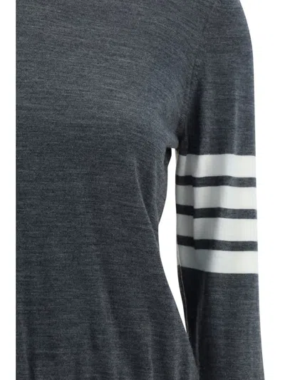 Shop Thom Browne Knitwear In Med Grey