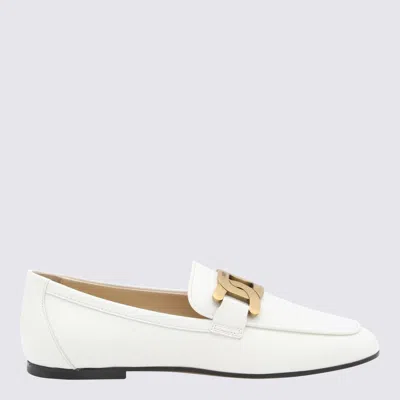 Shop Tod's Flat Shoes White