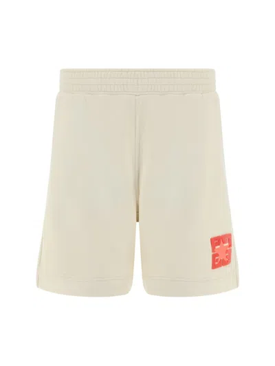 Shop Givenchy Bermuda Shorts In Dust Grey