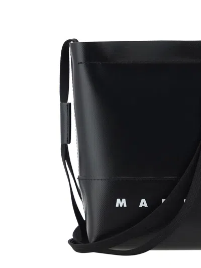 Shop Marni Shoulder Bags In Black