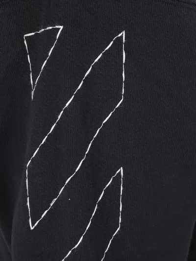 Shop Off-white Sweatshirts In Black Whit