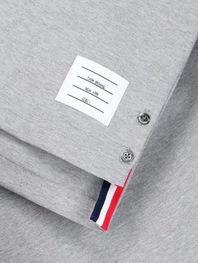 Shop Thom Browne T-shirts And Polos In Grey