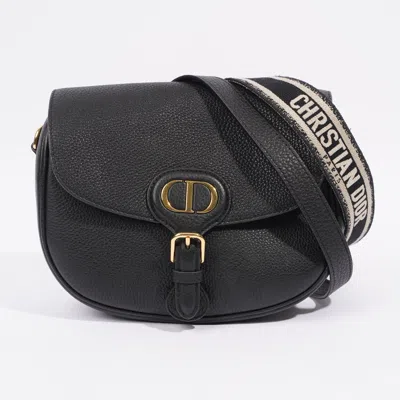 Shop Dior Bobby Calfskin Leather Crossbody Bag In Black