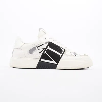 Shop Valentino Vl7n Low-top / Leather In White