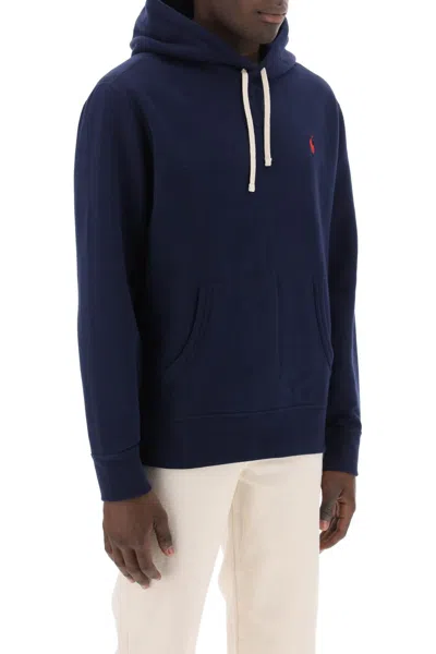 Shop Polo Ralph Lauren Hoodie In Fleece-back Cotton In Multi