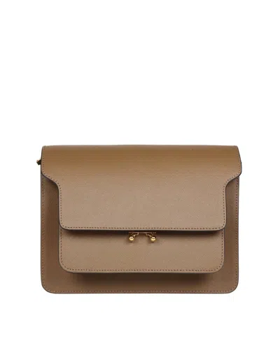 Shop Marni Shoulder Bag In Grey