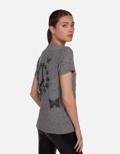 Lauren Moshi Capri Peace Elements In Heather Grey