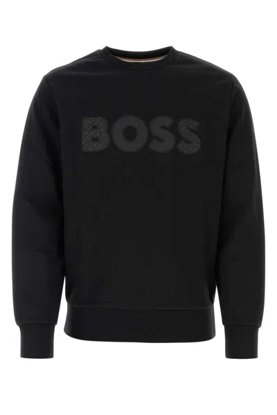 Shop Hugo Boss Boss Sweatshirts In Black
