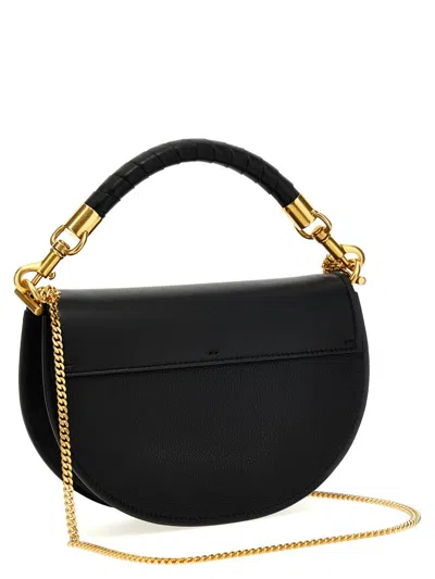 Shop Chloé 'marcie' Handbag In Black