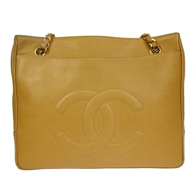 Pre-owned Chanel - Beige Leather Shoulder Bag ()