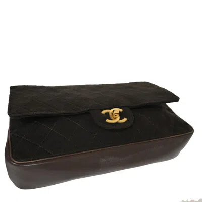 Pre-owned Chanel Timeless Brown Canvas Shoulder Bag ()