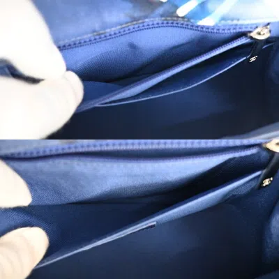 Pre-owned Chanel Timeless Blue Leather Shoulder Bag ()