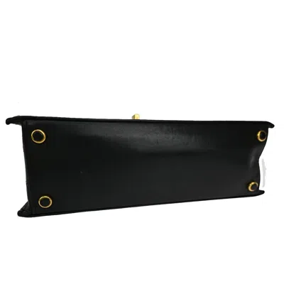 Pre-owned Chanel Trapèze Black Leather Shoulder Bag ()