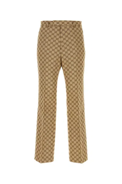 Shop Gucci Pants In Printed